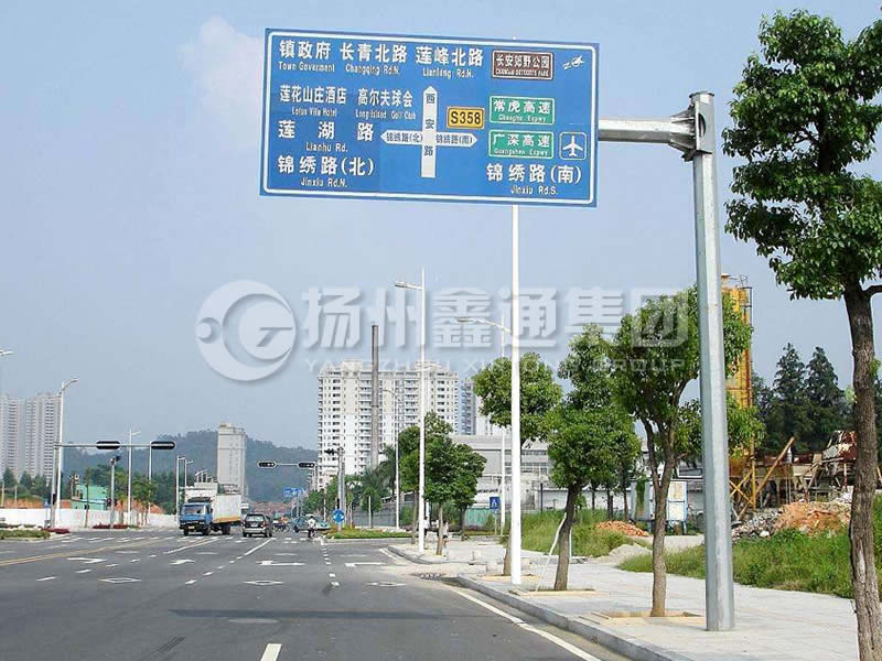 BZG-008，交通標(biāo)志桿，八棱交通標(biāo)志桿