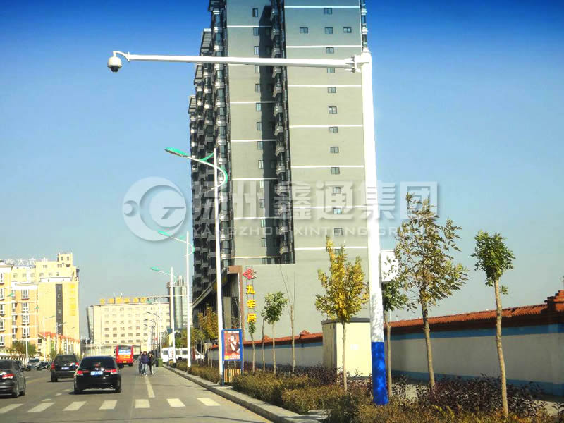 DJG-016,電子警察桿，八棱球機(jī)桿